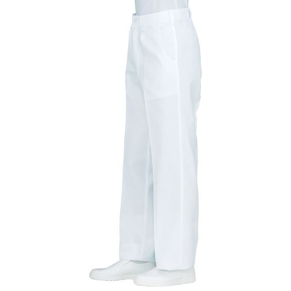 workfriend 男子ノータック綿白パンツ SC430 ウエスト110cm
