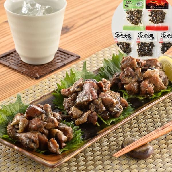 宮崎 三味鶏 鶏の炭火焼x3 鶏炭火ハーブ焼x1 スパイス焼x1 SISK