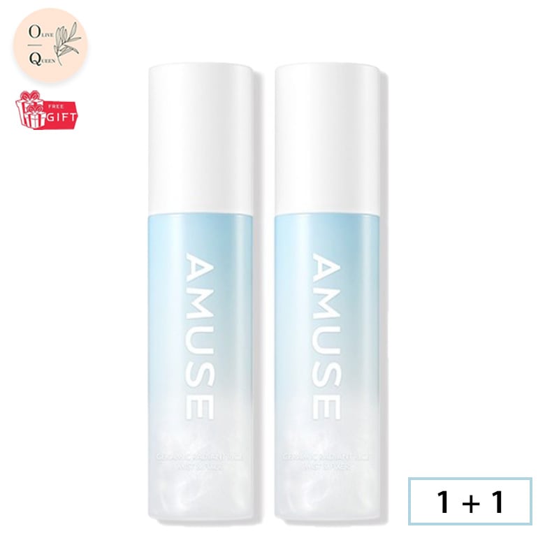 [NEW]セラミック 白真珠 米 ミスト アンド フィクサー 1 + 1,80ml/メイクフィクサー/ビーガンフィクサー/油水分ケア/プライマー/フィクサースプレー