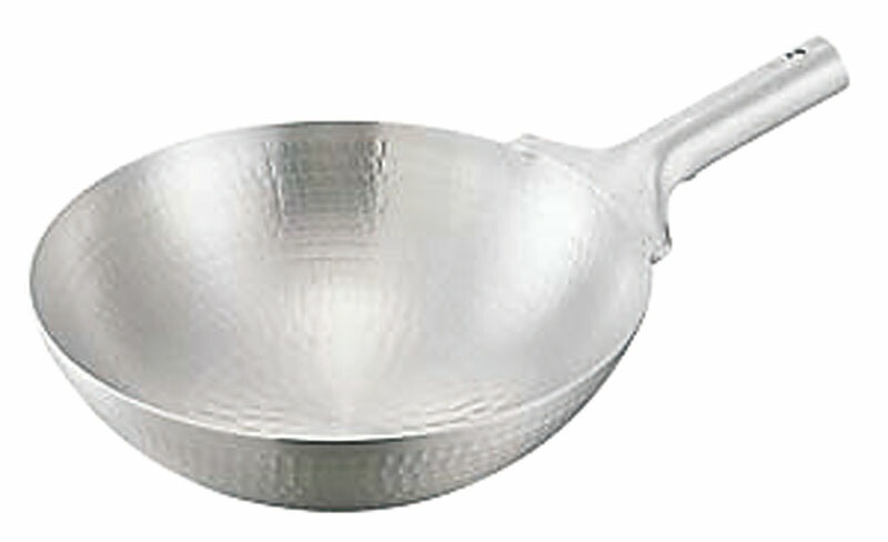 中尾アルミ製作所 アルミ打出片手中華鍋 42cm（11.0L）