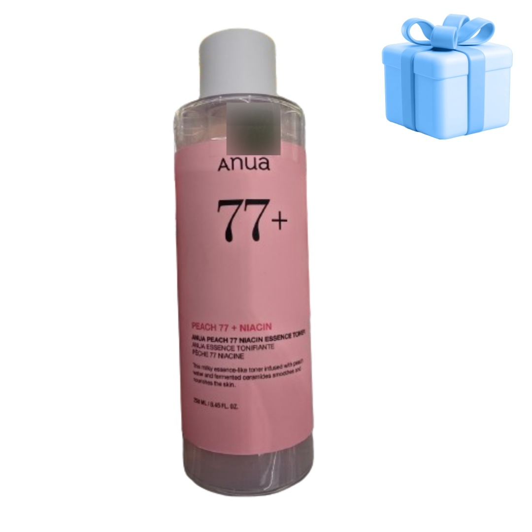 桃77％ナイアシンエッセンストナー, 250ml (マスクパック1枚+コットン60枚) 韓国 コスメ 美容液