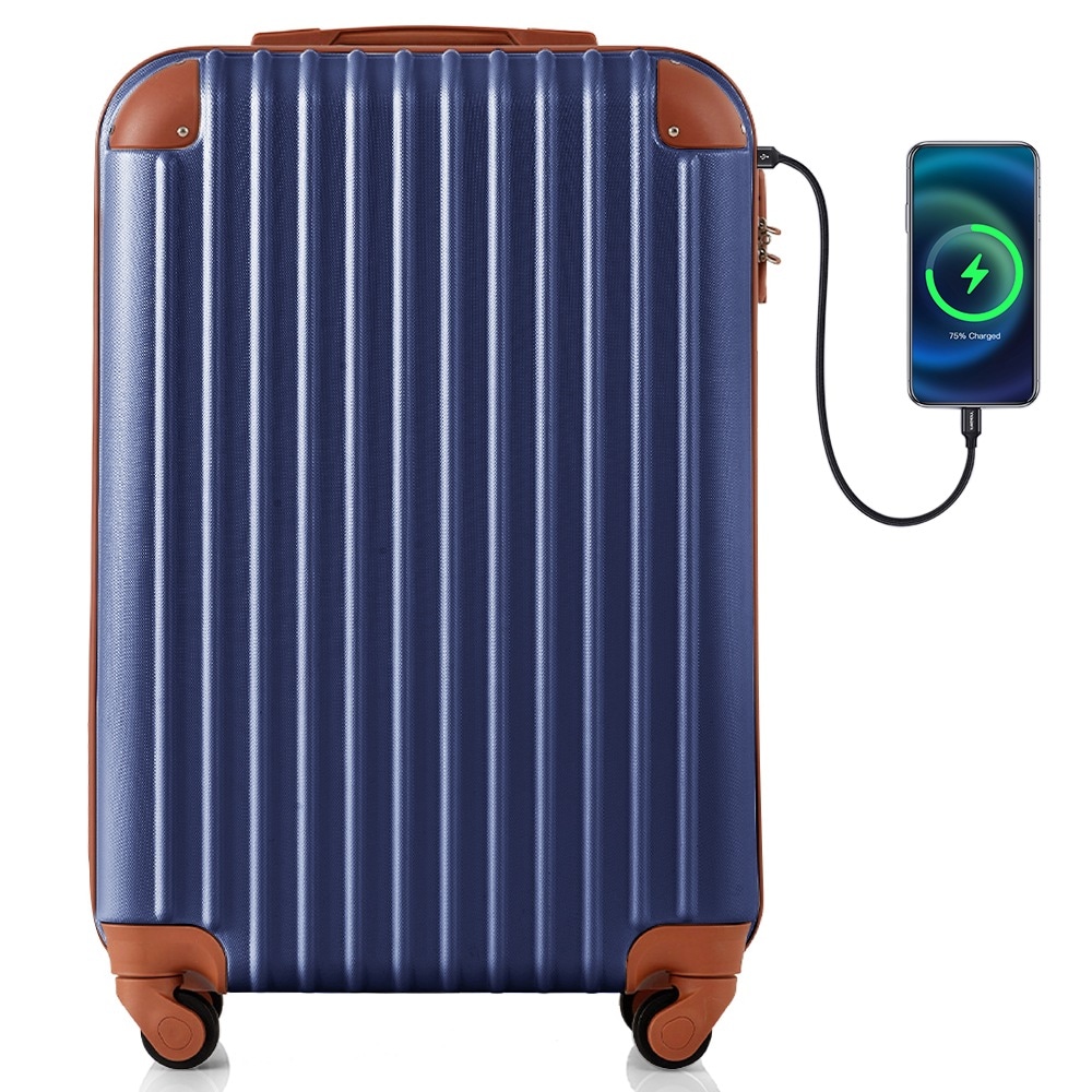 【国内発送】860キャリーケース Sサイズ スーツケース USB充電ポート付き カップホルダー付き キャリーバッグ スーツケース 2日 3日 小型 TSAロック搭載 おしゃれ