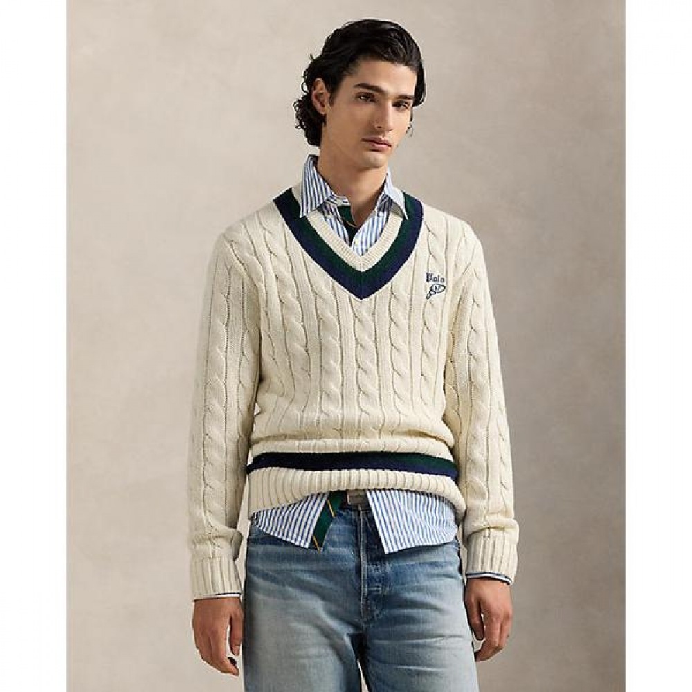ポロラルフローレン メンズ コットンブレンドクリケットセーター MNPOSWE16822287101