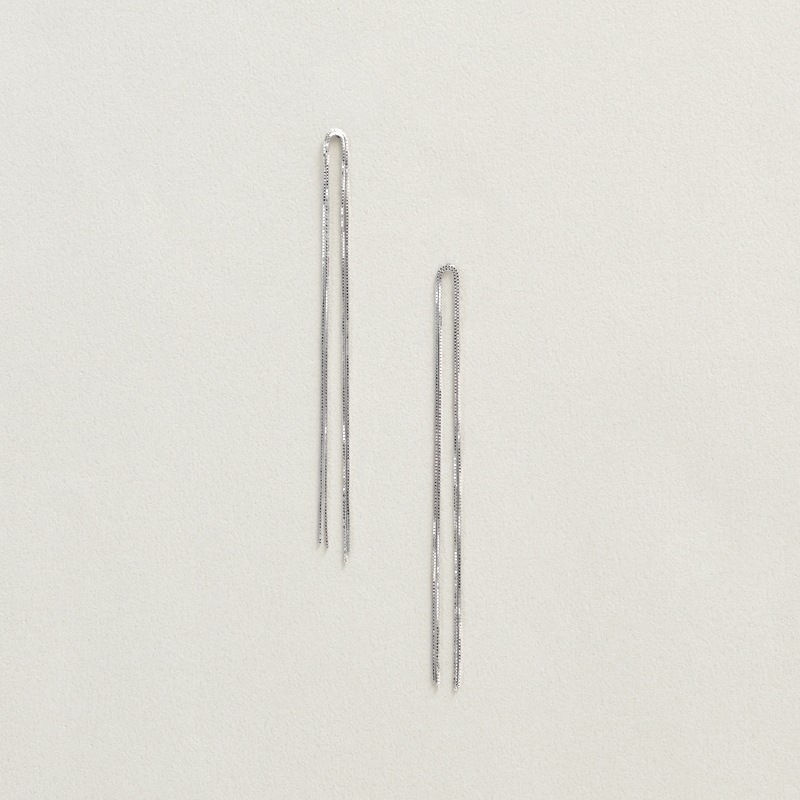 Double Chain Drop Earring ピアス