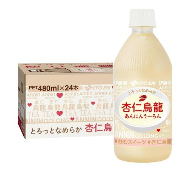 伊藤園 とろっとなめらか 杏仁烏龍 ペットボトル 480ml× 24本入