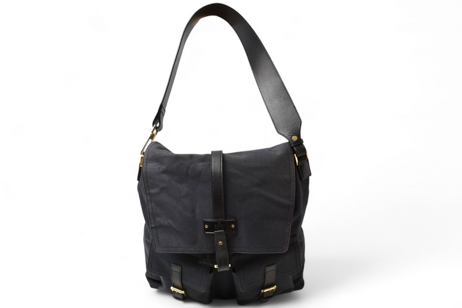 ショルダーバッグ ヴィンテージ 2WAY ワンショルダー/ボディバッグ ブラック 92473