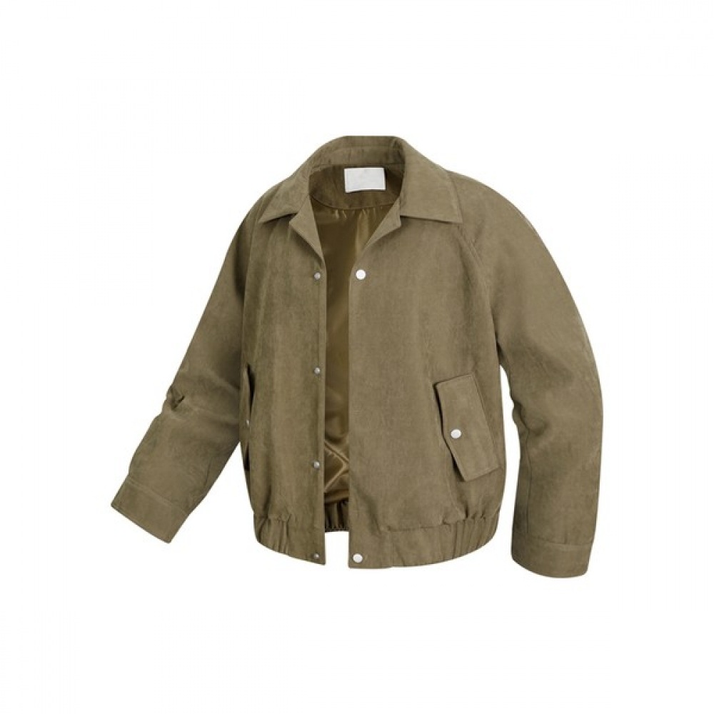 [ハリソン] オープンカラースエードジャケット SNCC1034