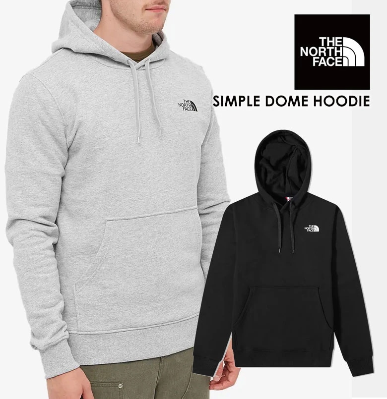SIMPLE DOME HOODIE シンプルドーム フーディー ロゴ ブラック グレー メンズ NF0A7X1J ギフト