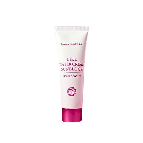 bonamedusa ライク ウォーター クリーム サンブロック SPF50+PA++++ (バリアケア水分日焼け止め)