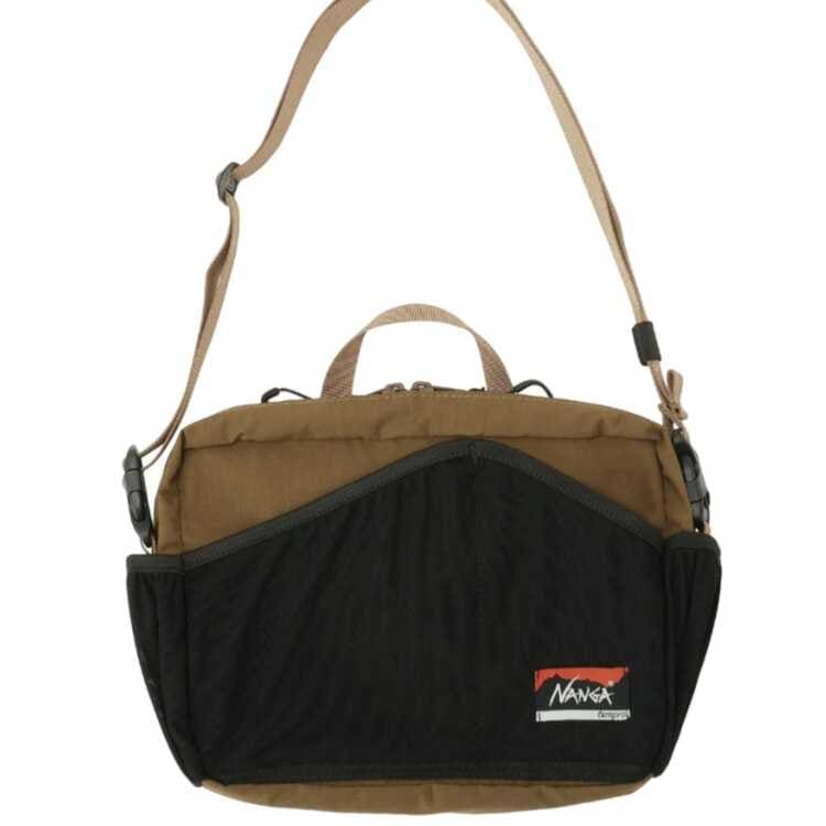 ナンガ×テンプラ ヒノック ショルダーバッグ コヨーテ 幅26×高さ18×奥行き（マチ）7cm #N0000777