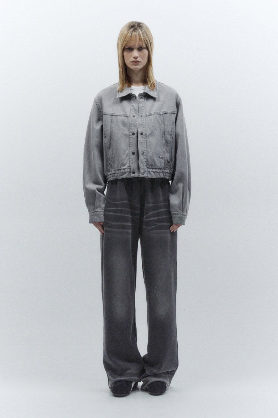 【INSILENCE】 MINIMAL DENIM BLUE TYPE : ASHED BLUE