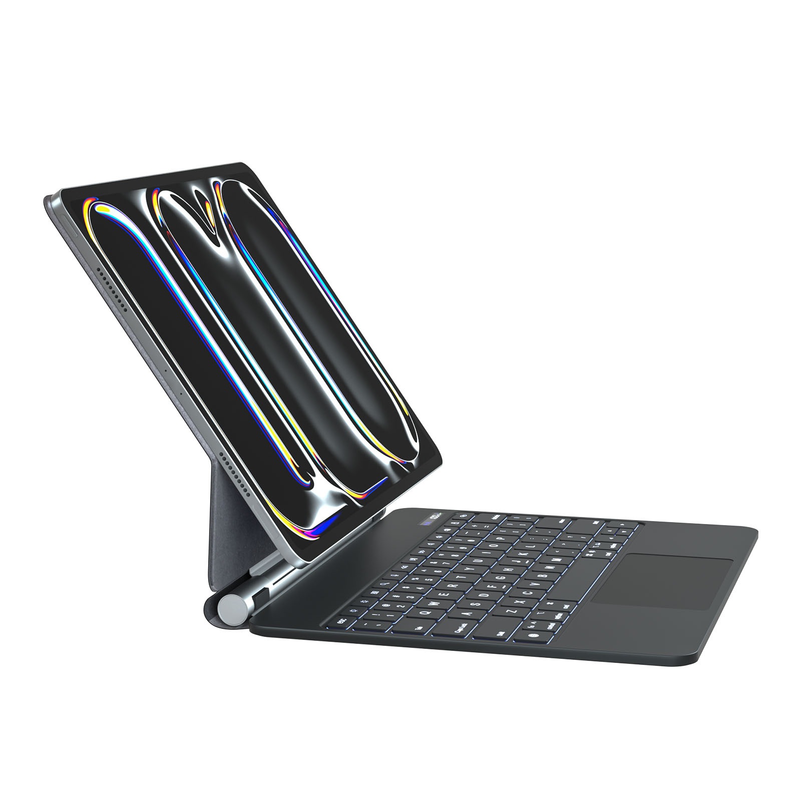 ipad Air iPad Padキーボード ケース13インチ 12.9インチ黒い