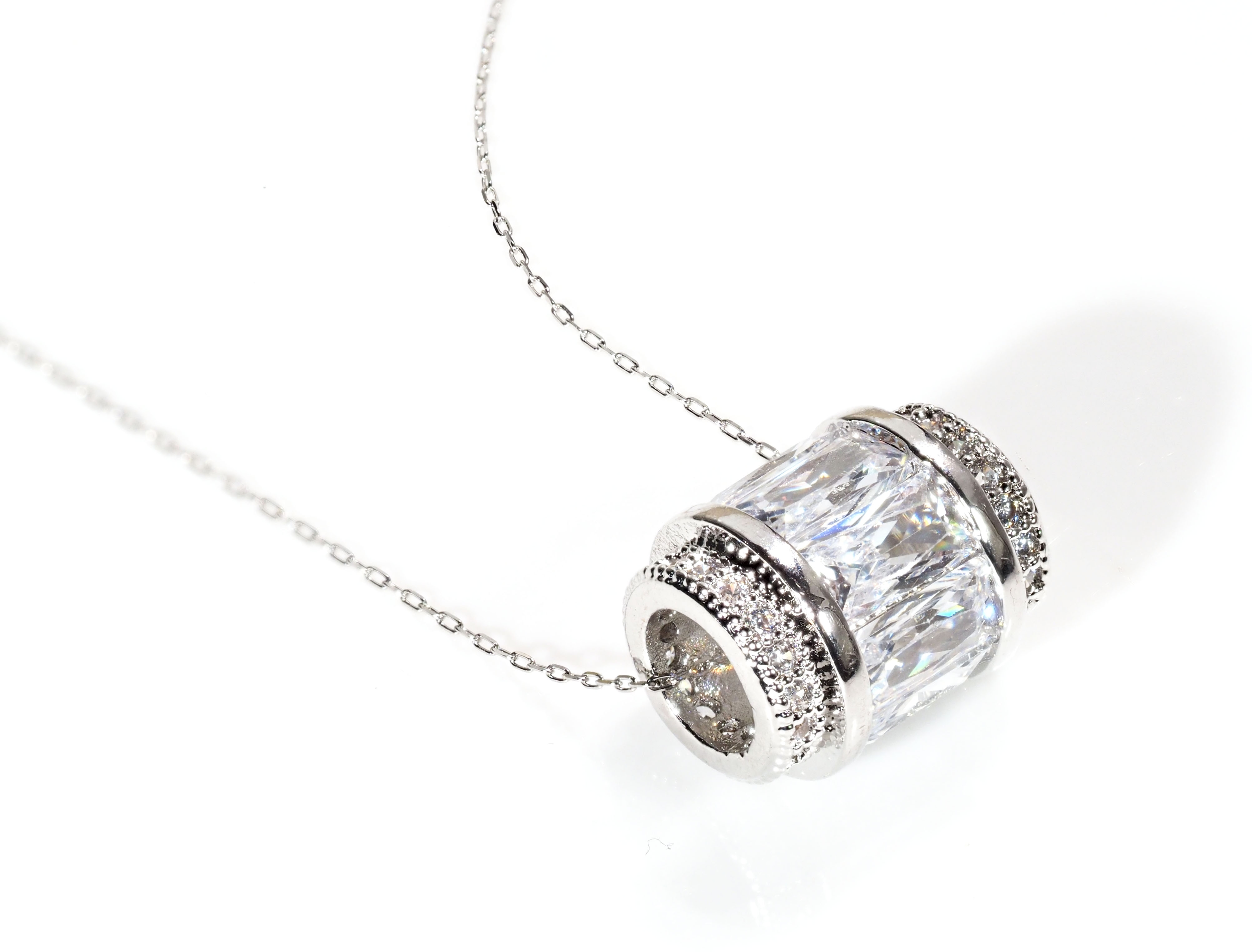 プラチナ製 ダイヤモンド ネックレス 国内生産品 厳選 pt850 ( 刻印有 ジュエリー