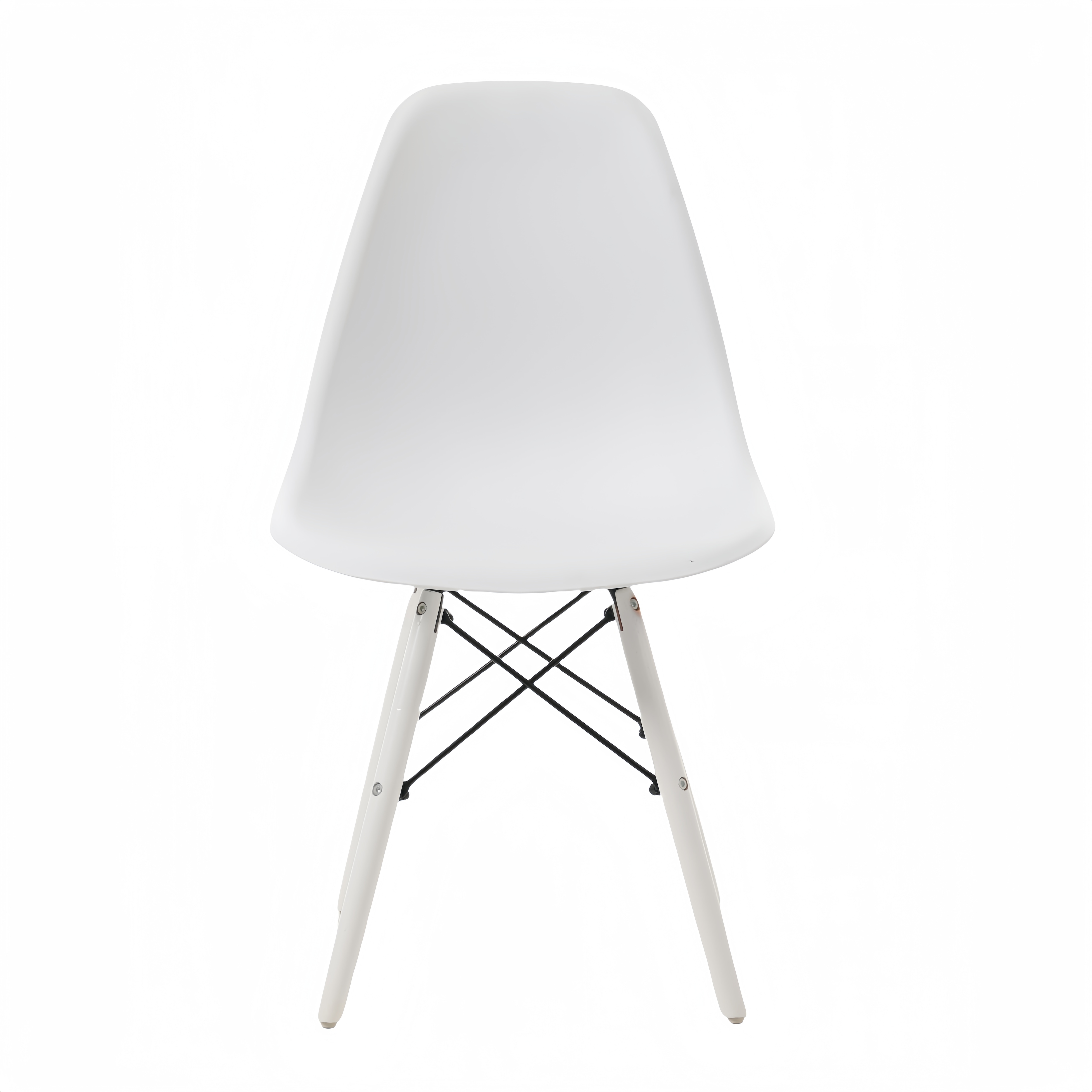 【4脚】【ホワイト座面＆ホワイト脚】【ファブリック】イームズチェア リプロダクト ダイニングチェア ダイニングチェアー イームズチェア DSW eames イームズ チェアー DSW イームズ椅子 G