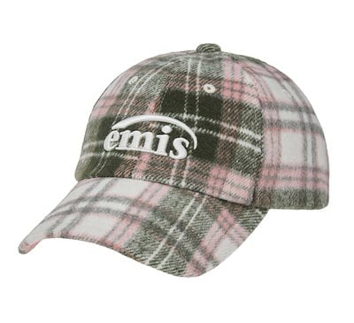 キャップ [EMIS] MULTI COLOR CHECK BALL CAP : 3color Qoo10] EMIS MULTI COLOR CHECK BA : バッグ・雑貨