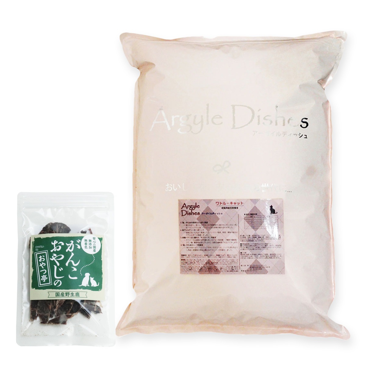 アーガイルディッシュ キャットフード ワトルキャット 4kg【国産鹿肉ジャーキー付き(お試しサイズ)】