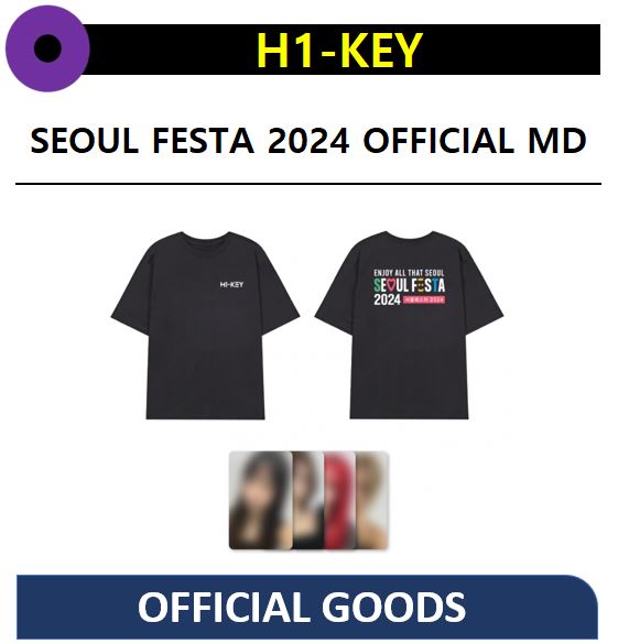 【H1-KEY】 - (T-SHIRT) / SEOUL FESTA 2024 OFFICIAL MD