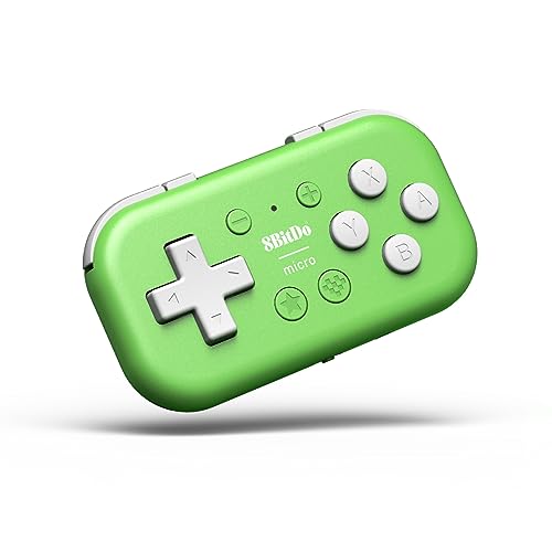 8BitDo Micro BluetoothゲームパッドポケットサイズミニコントローラSwitchAndroidRaspberry Pi用