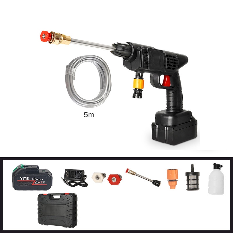 高圧洗浄機 コードレス 充電式 ハンディ 洗車機 タンク式 強力噴射 コンパクト エアコン洗浄機 洗車用品 水道がなくても使える 掃除用品 庭/屋外/階段/外壁