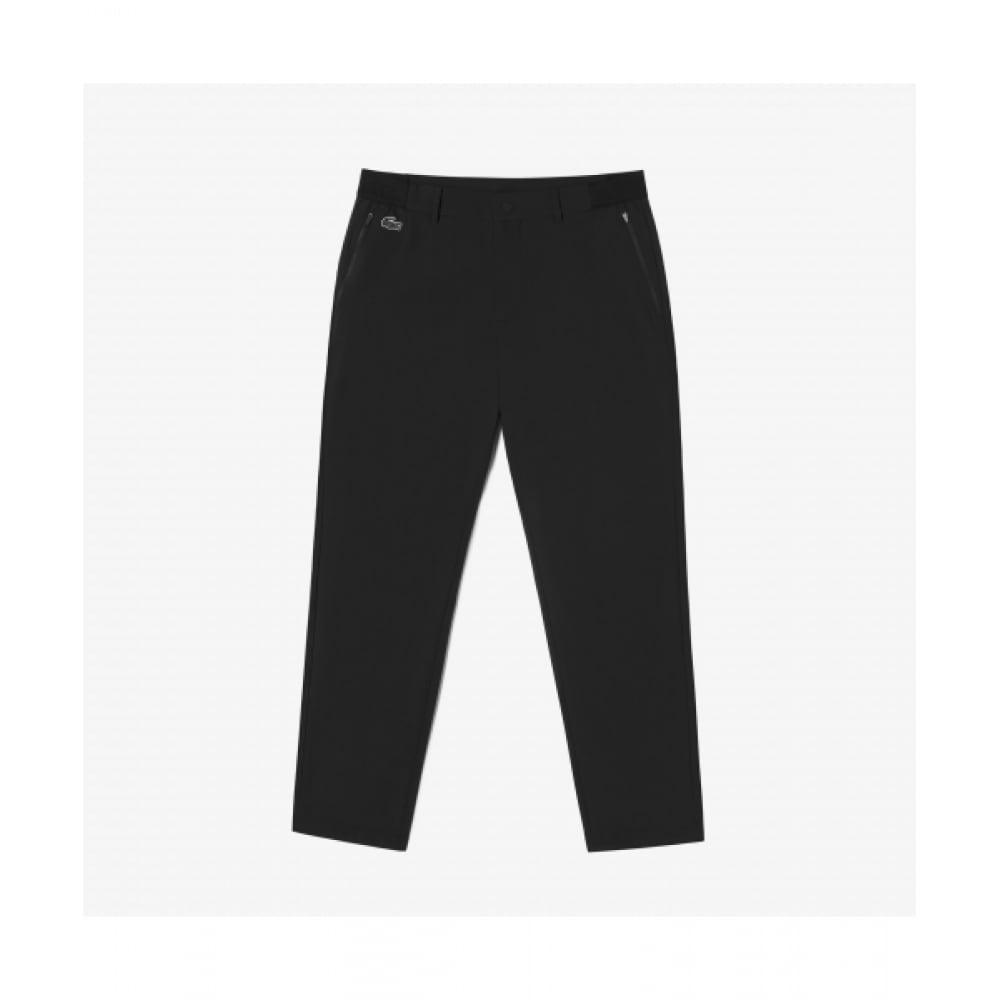 LACOSTE メンズベーシックサイドバンディングパンツ [ブラック]