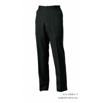 桑和 9669-99 スラックス（ノータック.脇ゴム） 3Lサイズ ブラック（4） SOWA