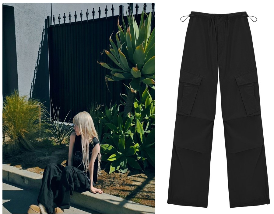 [LESSERAFIM SAKURA] PARACHUTE カーゴパンツ(5 color)