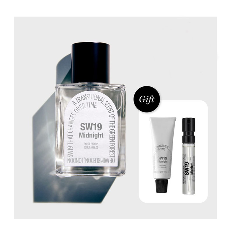 SW19香水 Midnight EDP オードパルファム 50ml + ハンドクリーム10g + サンプル 香水 2ml