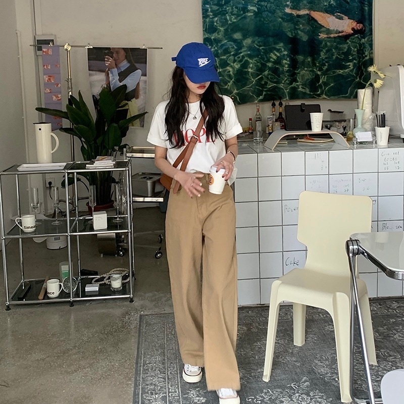 ボーイッシュパンツ カジュアルパンツ ワイドレッグパンツ ロールアップパンツ ボトムス パンツ ズボン ワイドパンツ ストレートパンツ ミモレ ミモレ丈 ロング ロング丈 ストレート ワイド Iライン 5,110円