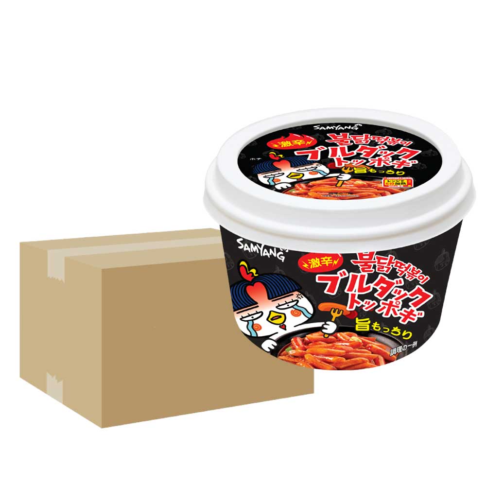 ブルダックトッポギ オリジナル CUP 179g 1BOX 16個入 ブルダック カルボブルダック チーズブルダック カップラーメン トッポキ トッポギ レンジ 簡単調理 韓国食品 韓国
