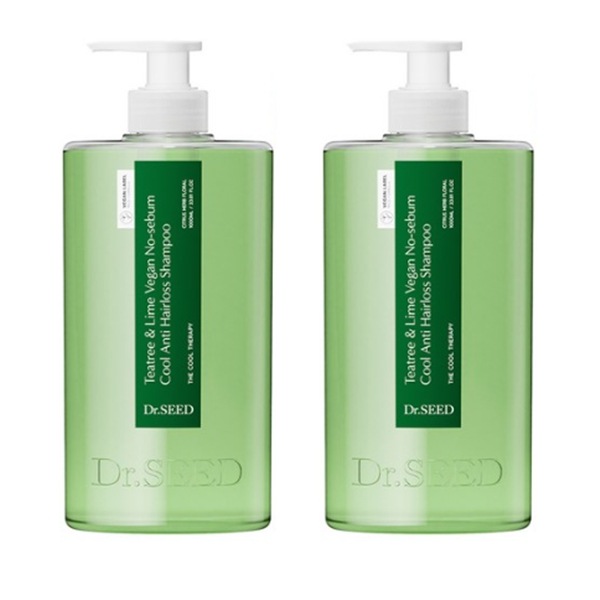 ティーツリーアンドライム知性ケア クール脱毛シャンプー 1000ml 2個