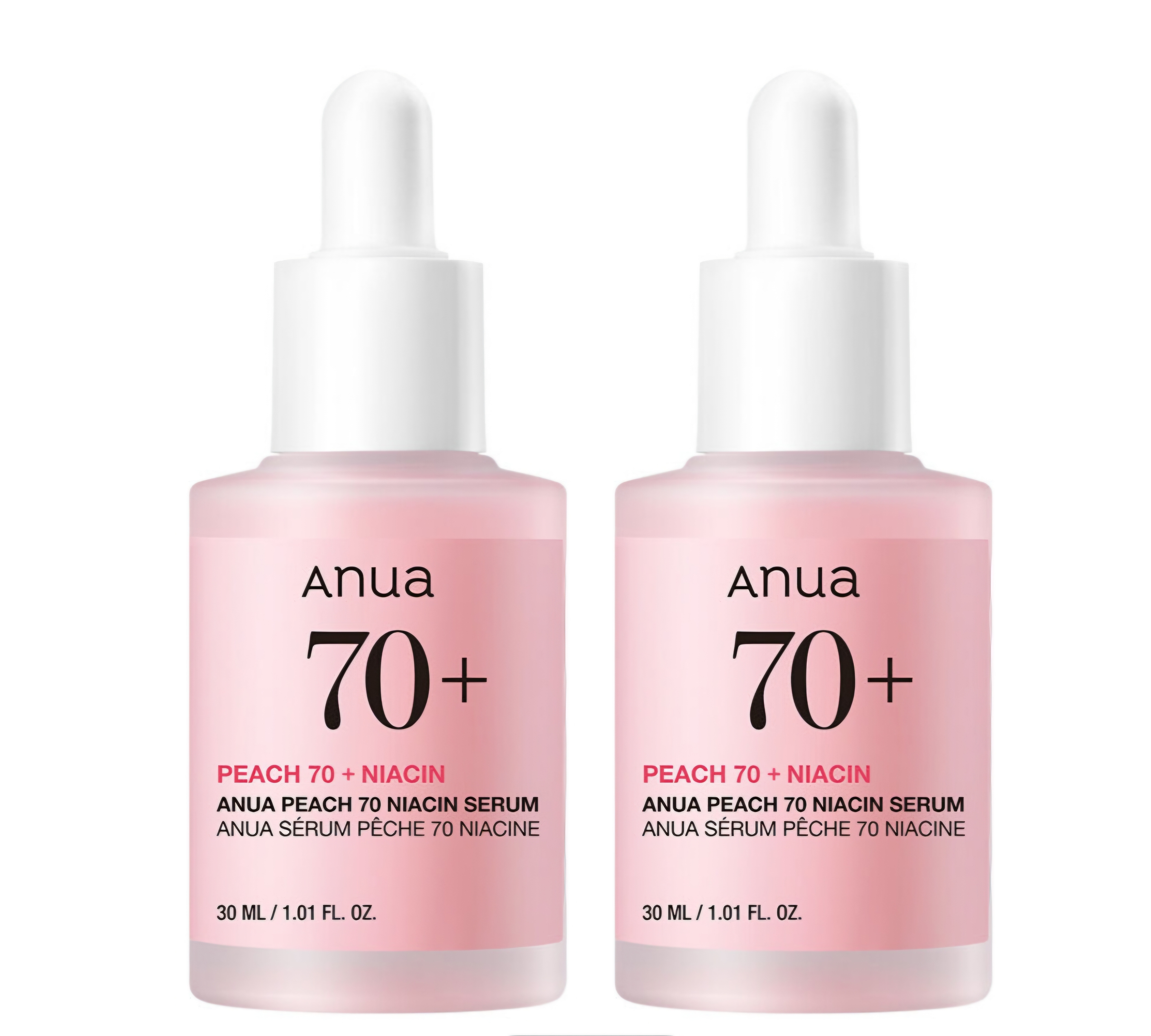アヌア[韓国正規品]桃70％ナイアシンセラム 30ml 2個/アイテム オリーブヤング