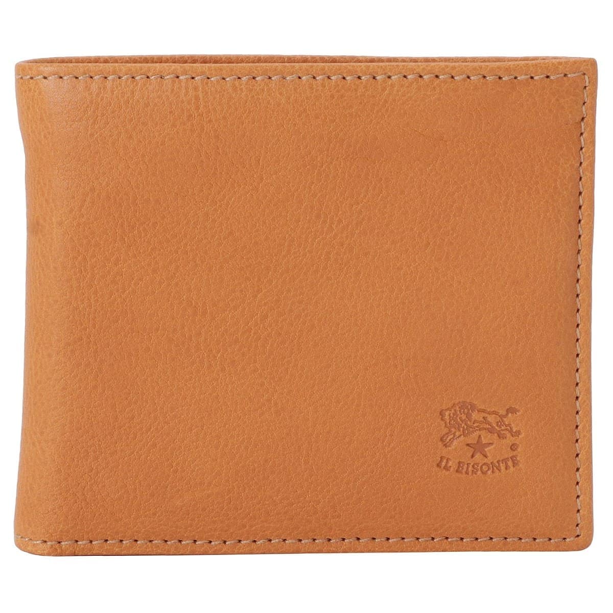 イルビゾンテ 財布 IL BISONTE メンズ SBW007 PO0001 NA178N 小銭入れ付 二つ折り財布 ナチュラルブラウン ウォレット SBW007-PO0001-NA178N