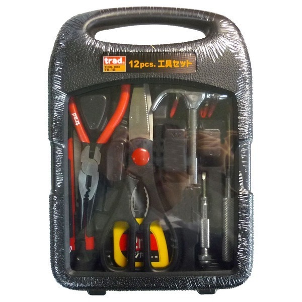 （業務用20セット）TRAD 工具セット/作業工具 12個入 TS-12 業務用/家庭用/DIY/日曜大工