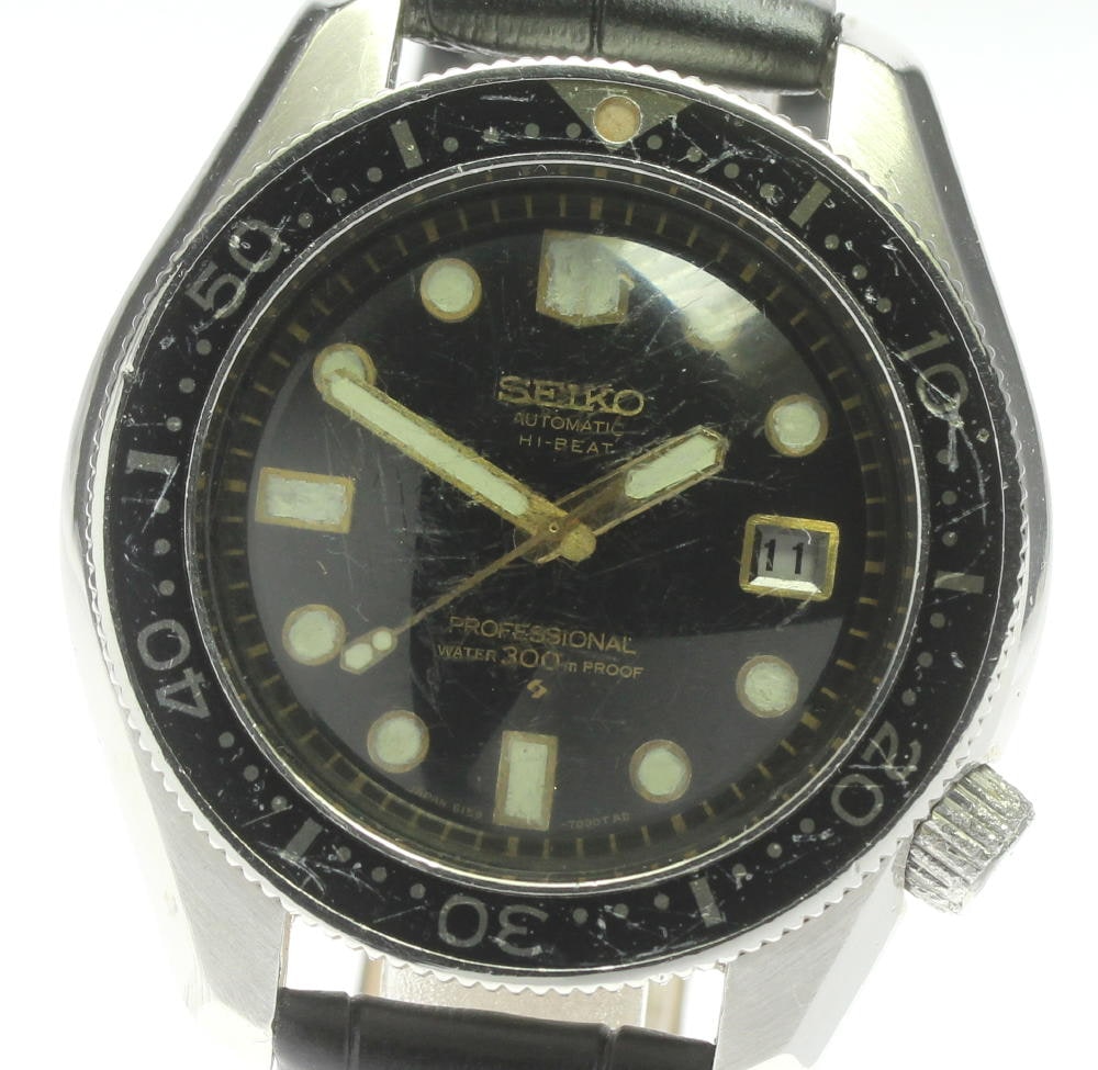 【SEIKO】セイコー プロフェッショナル ダイバー 300ｍ 6159-7001 デイト 自動巻き メンズ【中古】