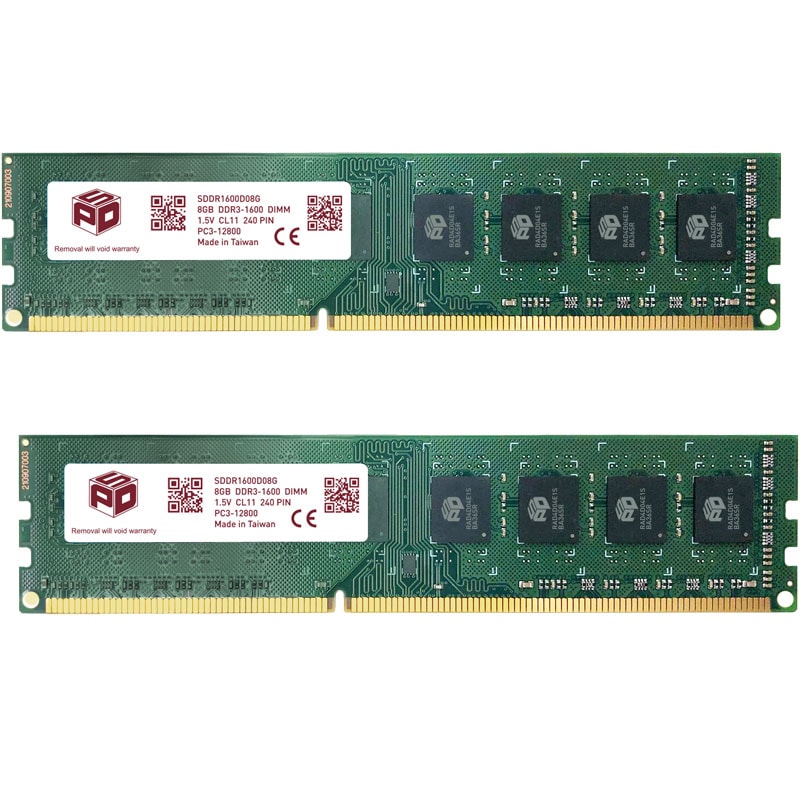 新作モデル デスクトップメモリ16GB(8GB*2枚)5年保証 DDR3 12800 PC3 DIMM 1600 RAM -  flaviogimenis.com.br