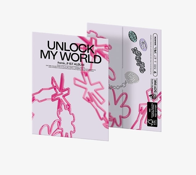 【fromis_9】(8種セット) -1st (Unlock My World) / [Weverse Albums ver.]