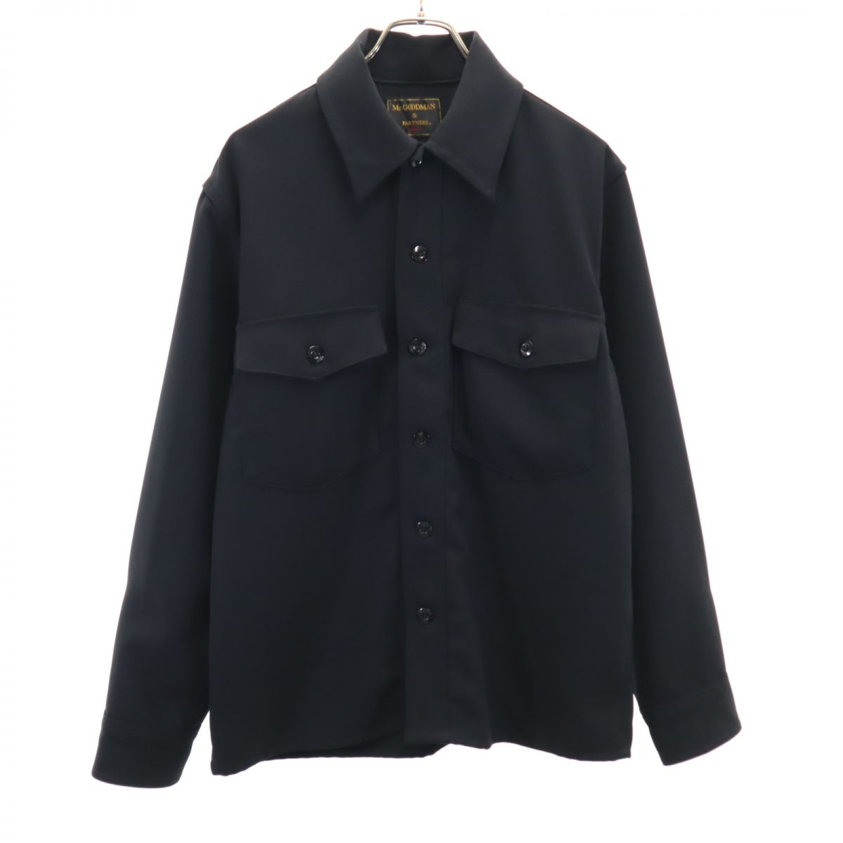 ミスターグッドマン＆パートナーズ タグ付き シャツジャケット M ブラック系 Mr.GOODMAN&PARTNERS メンズ