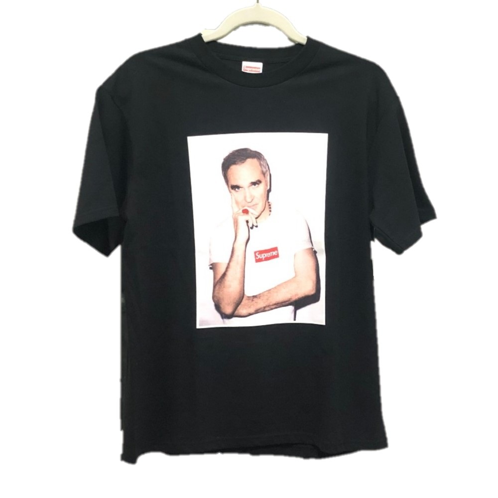 Supreme シュプリーム 半袖Ｔシャツ 16SS モリッシー フォトプリント トップス アパレル MORRISSEY TEE コットン ブラック