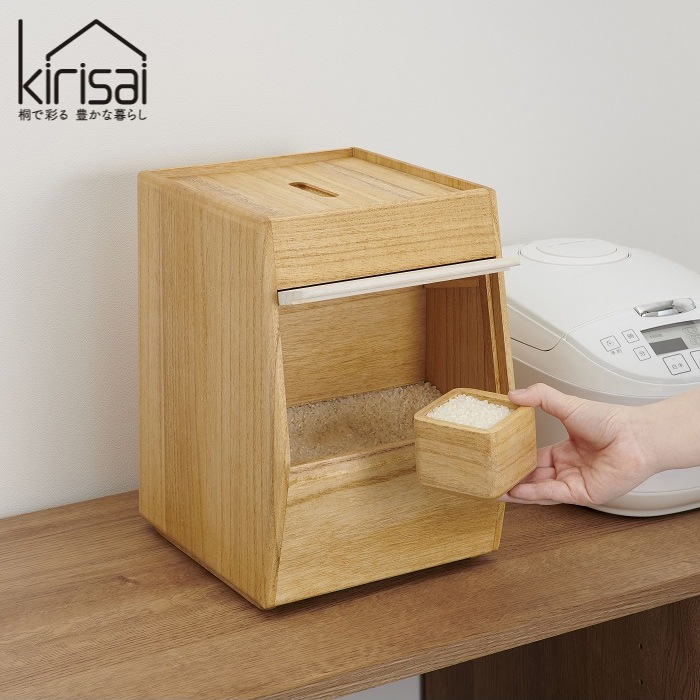 米びつ5kg桐製桐のこめ櫃OSPO-5オスマック日本製