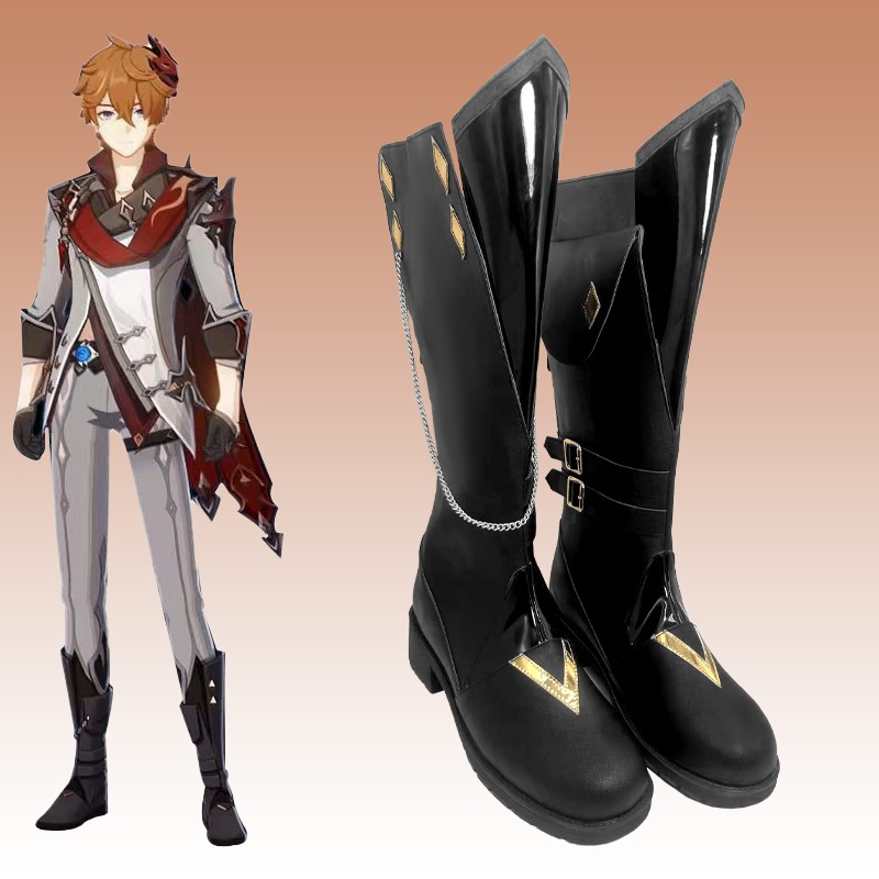 原神ダダリヤコス靴ブーツコスプレ靴サポート絵デザインアニメーション周辺漫画ショーパフォーマンス靴