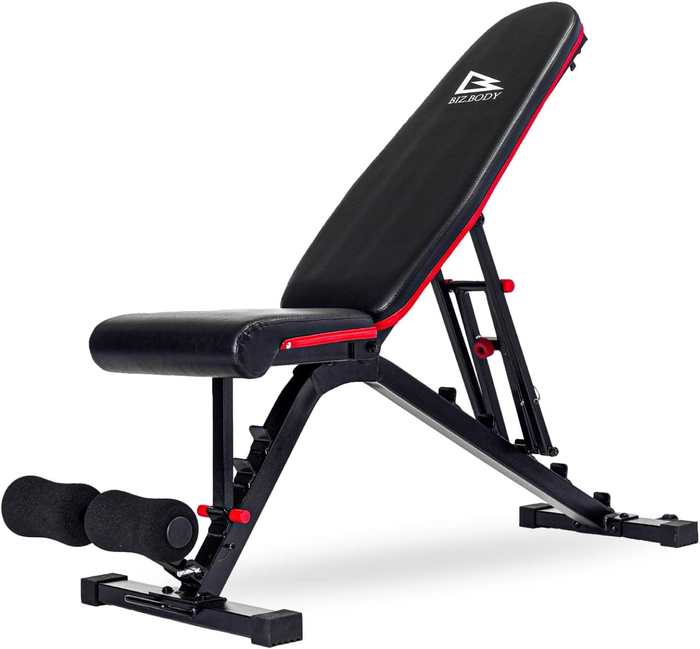 ブラック×レッド アルインコ(ALINCO) トレーニングベンチ 角度調整