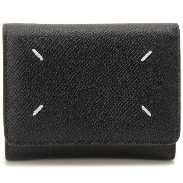 メゾンマルジェラ 三つ折り財布 ブラック SA3UI0017 P4745 T8013 ZIP COMPACT TRI FOLD BLACK 【並行輸入品】