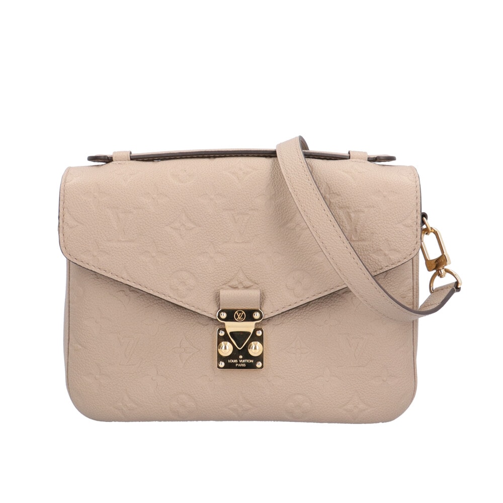 ルイヴィトン ポシェットメティスMM モノグラムアンプラント ショルダーバッグ モノグラムアンプラント M44881 ベージュ LOUIS VUITTON 中古 美品