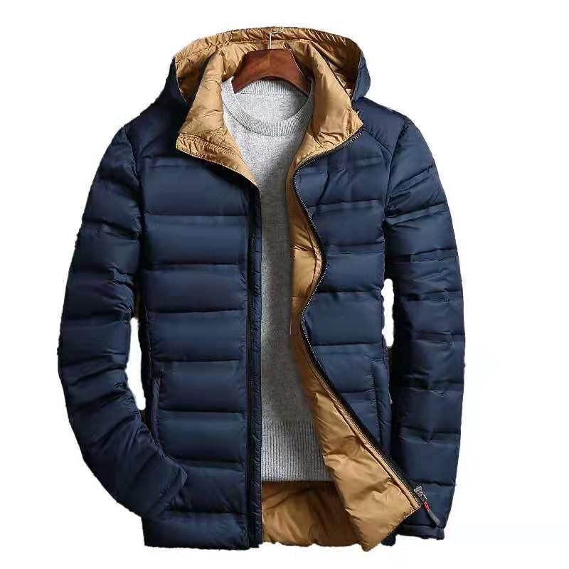 ファッション NEW メンズ 令和 上品 ダウンジャケット 防寒 厚手 軽量 秋冬 中綿コート お洒落 フード付き 中綿ジャケット スリム メンズ 冬服 コート 4,669円