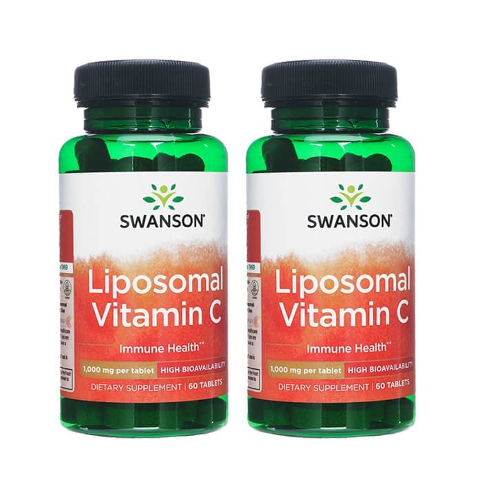 リポソーマルビタミンC 60錠 2本 スワンソン Swanson Liposomal Vitamin C海外直送日時指定不可 国際郵便書留発送