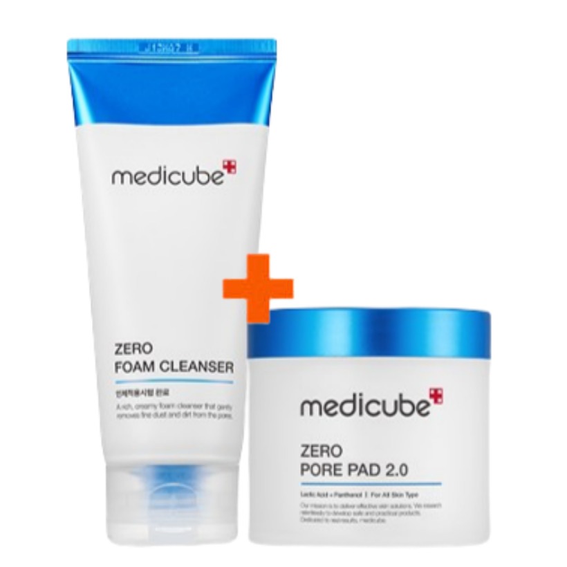 ゼロ毛穴クレンジングセット/ ゼロフォームクレンザー+ゼロ毛穴パッド2.0/ 韓国コスメ