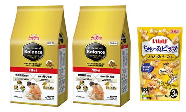 プロフェッショナル バランス ７歳から 3kg 2個セット 【犬想いオリジナルチュール付セット】