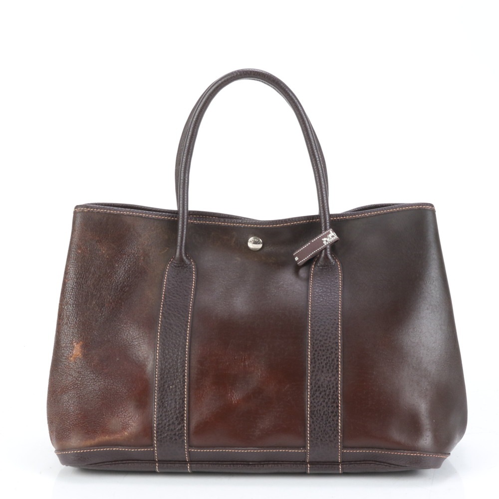 ガーデンパーティ PM アマゾニア レザー トート バッグ ショルダー ビジネス 通勤 書類鞄 A4 メンズ RRE CQ28-4 中古