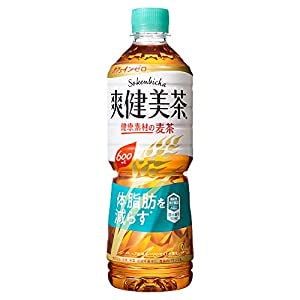 コカコーラ 爽健美茶 健康素材の麦茶 600mlPET24本 [機能性表示食品]