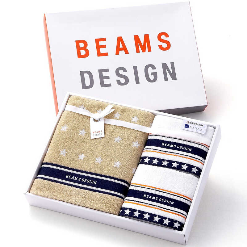 タオル美術館　NEW STAR GIFT ウォッシュタオル フェイスタオル×1 バスタオル×1マルチ BEAMS 4,950円